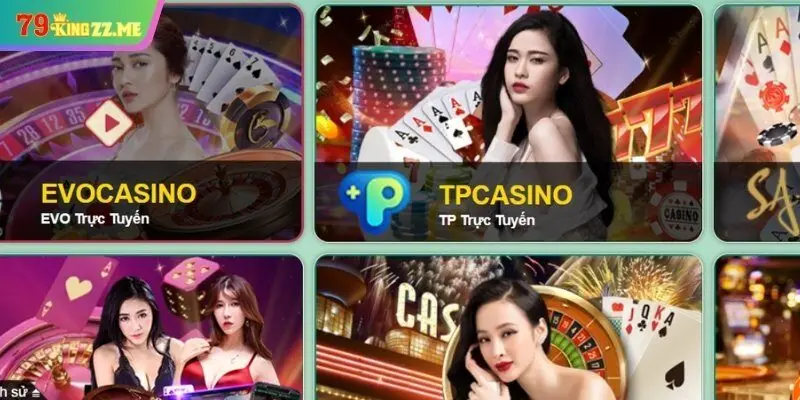 Casino với nhiều dòng game hot